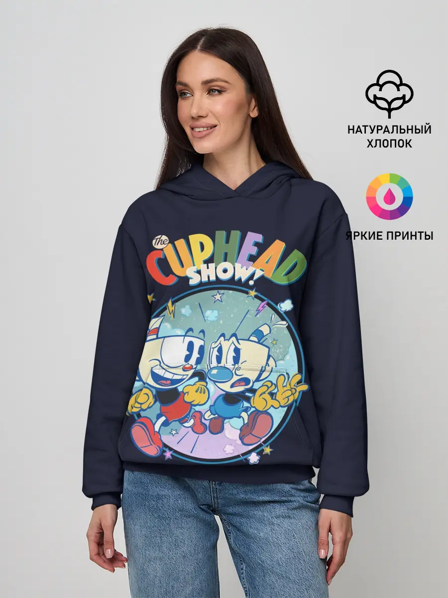 Женское худи / The Cuphead Show!