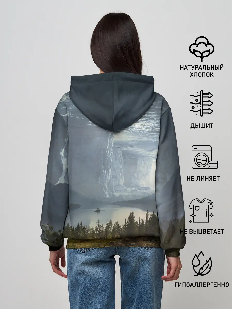 Женское худи / Фантастический пейзаж