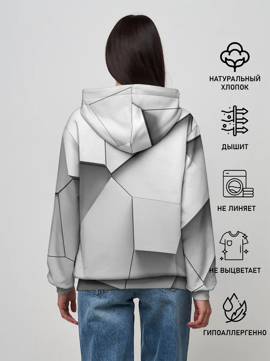 Женское худи / Слом плитки