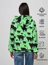 Женское худи / Кошачий фон