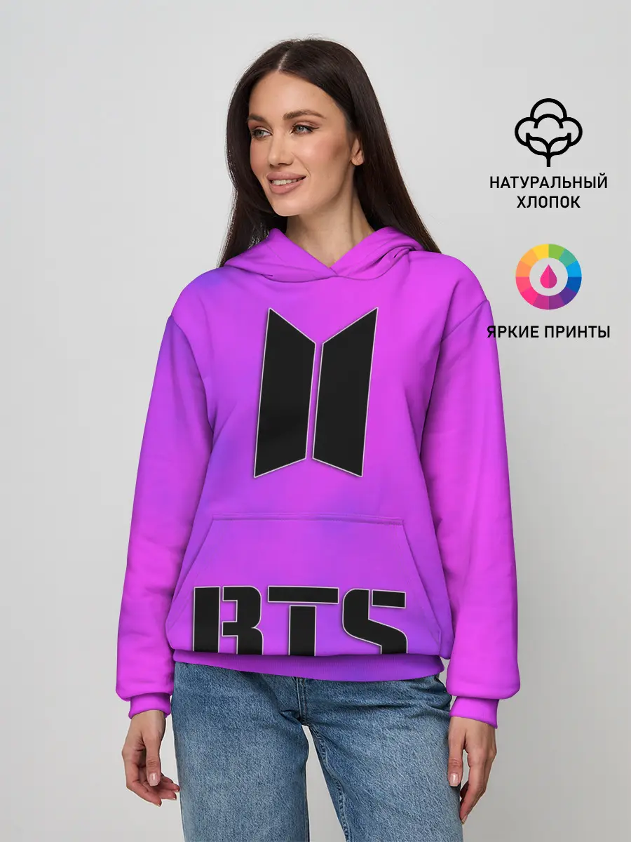 Женское худи / BTS ЮЖНОКОРЕЙСКИЙ БОЙБЕНД