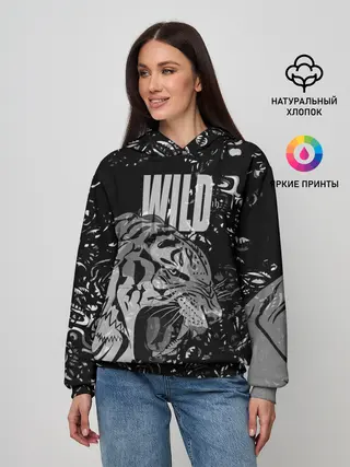 Женское худи / WILD / ДИКИЙ