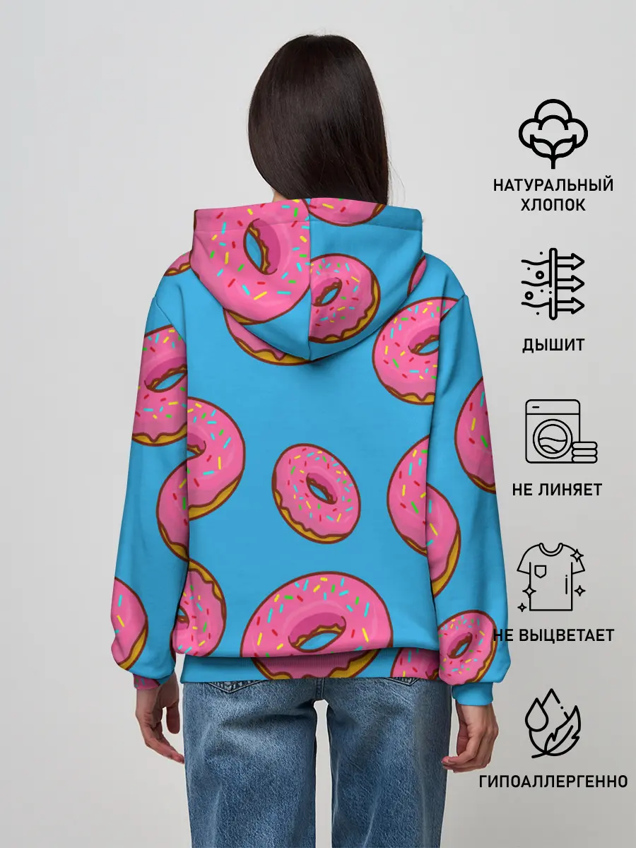 Женское худи / Пончики