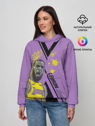 Женское худи / леброн джеймс