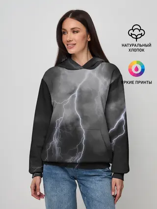 Женское худи / гроза