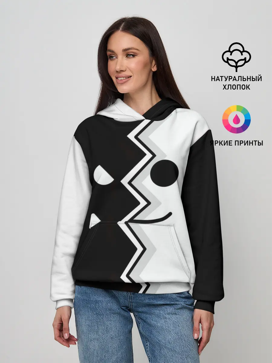 Женское худи / Geometry Dash