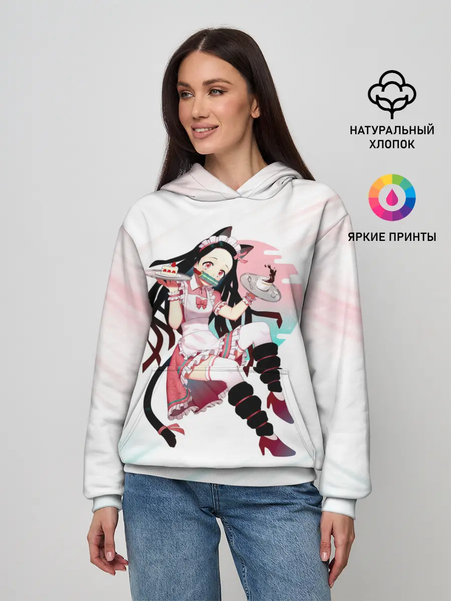 Женское худи / Незуко Камадо Kimetsu no Yaiba