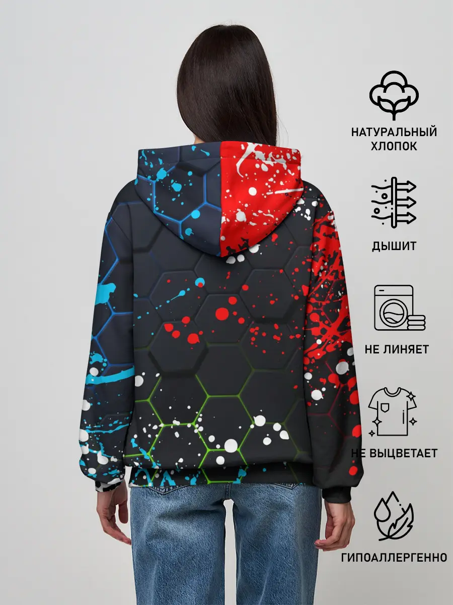 Женское худи / PUBG / ПАБГ / ПОРТРЕТ