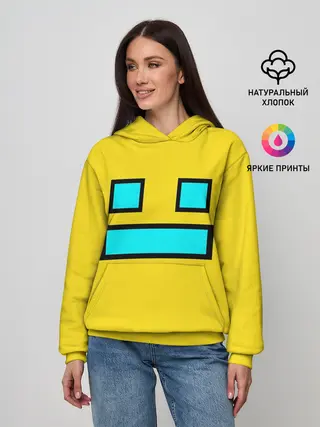 Женское худи / Geometry Dash Smile