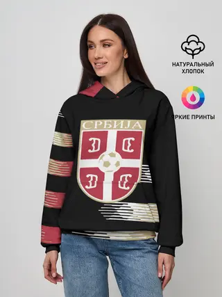 Женское худи / Сборная Сербии