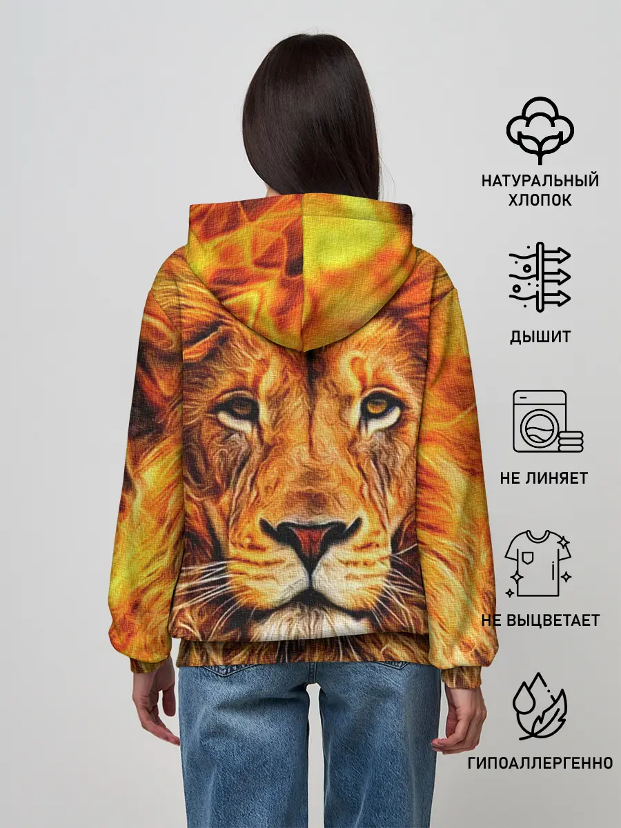 Женское худи / LION