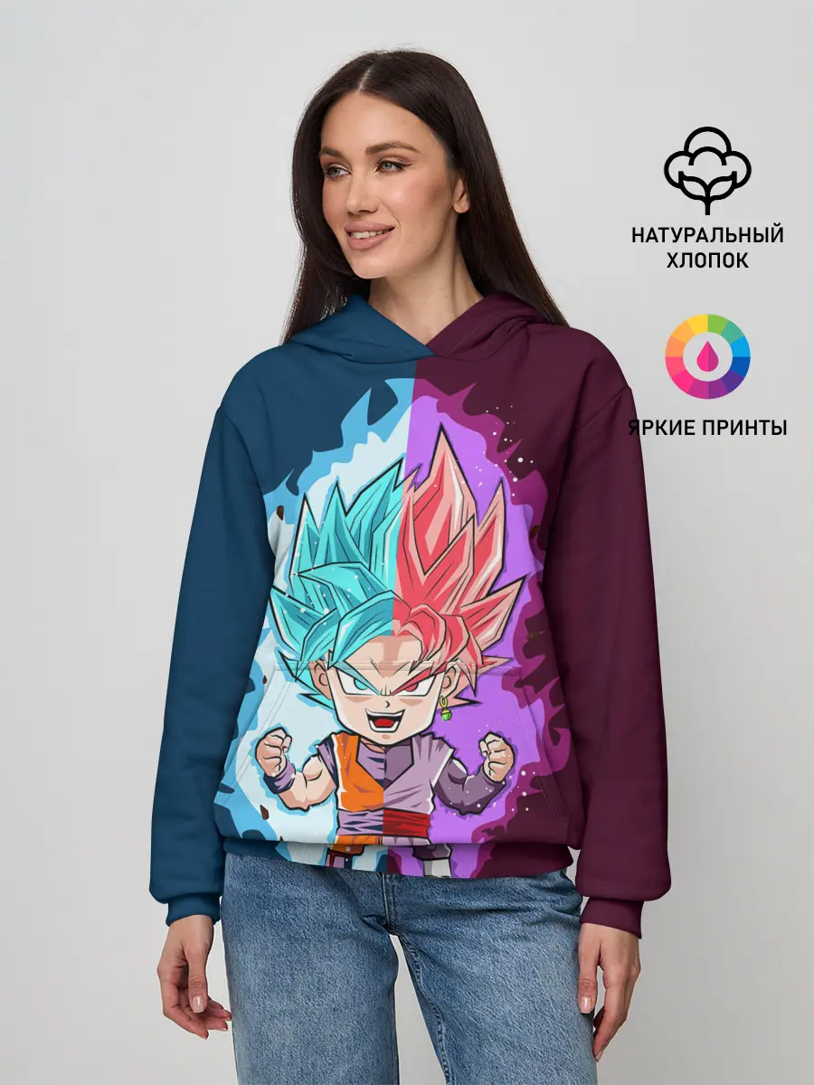 Женское худи / Vegeta power