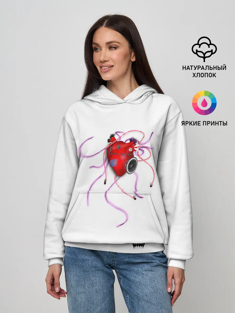 Женское худи / Yami: listen to my heart 3D