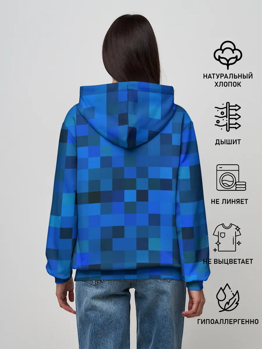 Женское худи / Geometry Dash