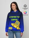 Женское худи / GEOMETRY DASH / ГЕОМЕТРИ ДАШ