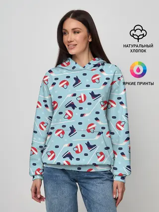 Женское худи / Hockey Pattern