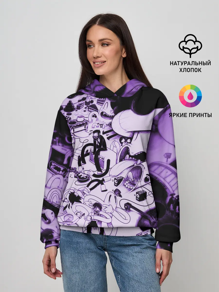 Женское худи / HARD MULT | Мульт