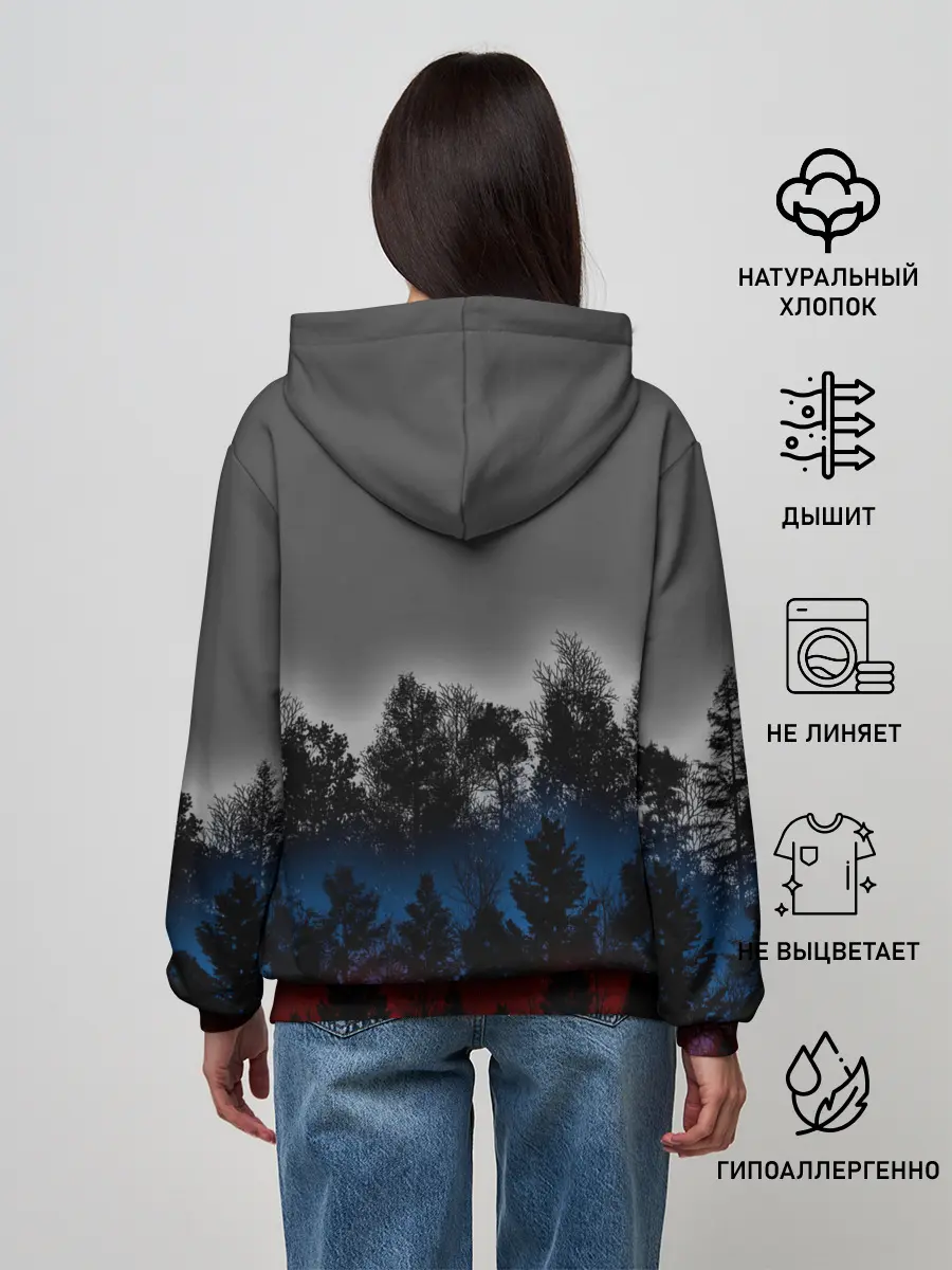 Женское худи / Флаг из леса