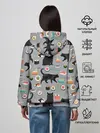 Женское худи / Котики и Суши