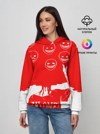 Женское худи / многоголовый v love