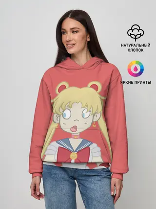 Женское худи / Sailor Moon | Сейлор Мун