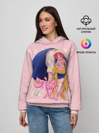 Женское худи / Sailor Moon | Сейлор Мун