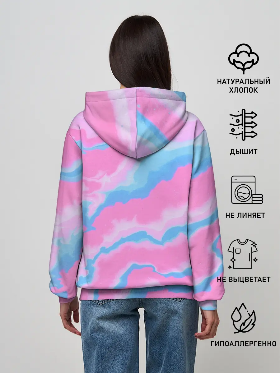 Женское худи / Облака