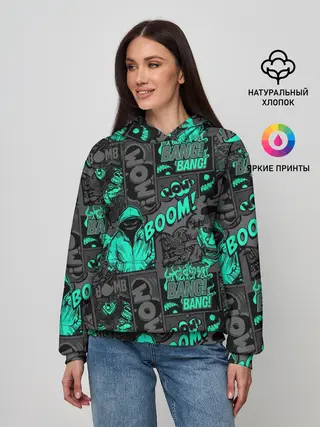 Женское худи / Comics Style