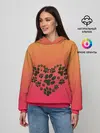 Женское худи / сердечко из следов собаки