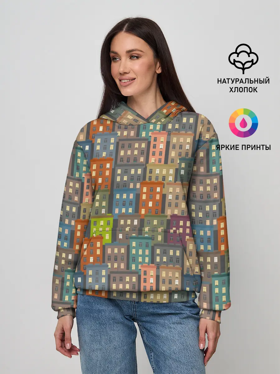 Женское худи / Город
