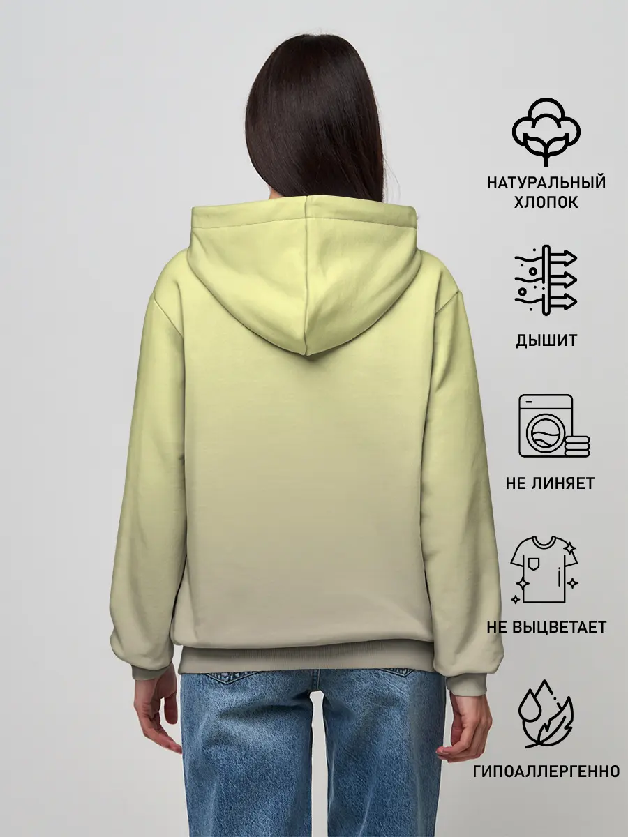 Женское худи / персидская пушистая кошка