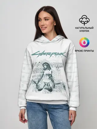 Женское худи / КЛИНКИ БОГОМОЛА Cyberpunk 2077