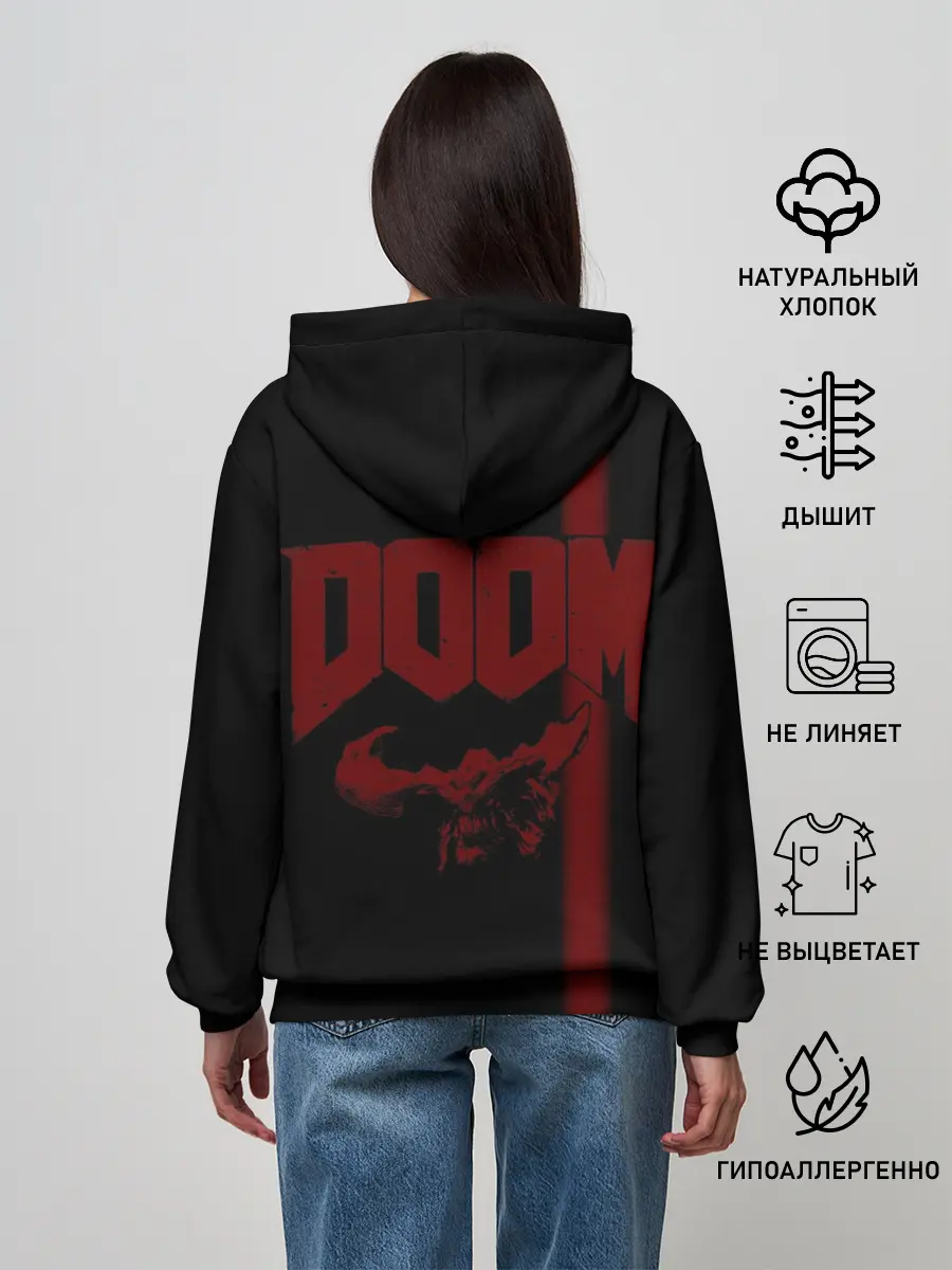 Женское худи / Doom