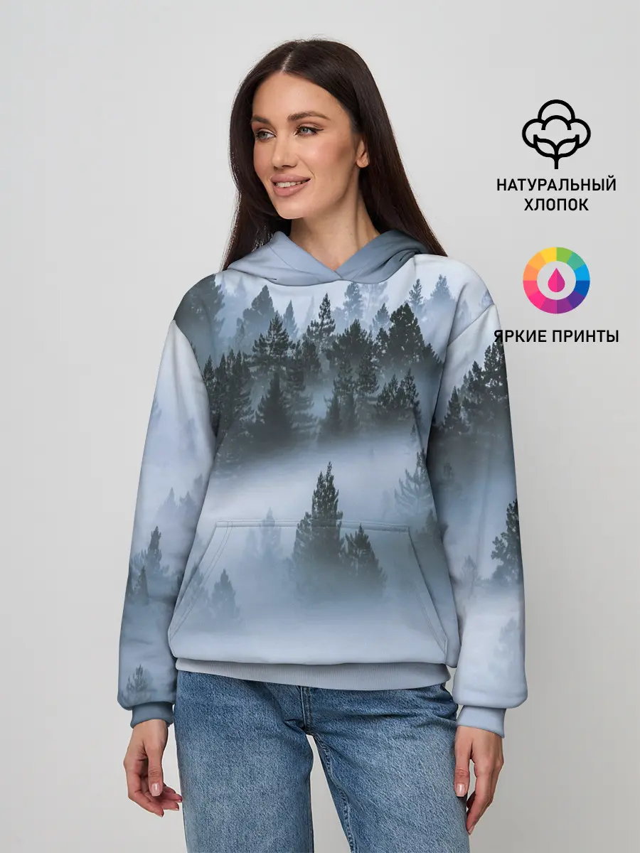 Женское худи / Сумеречный лес