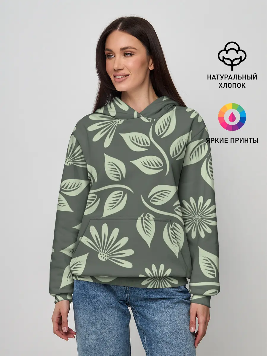Женское худи / Цветы