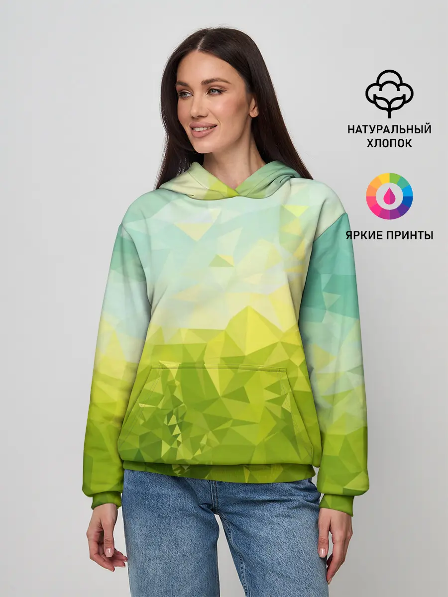 Женское худи / Природная Абстракция