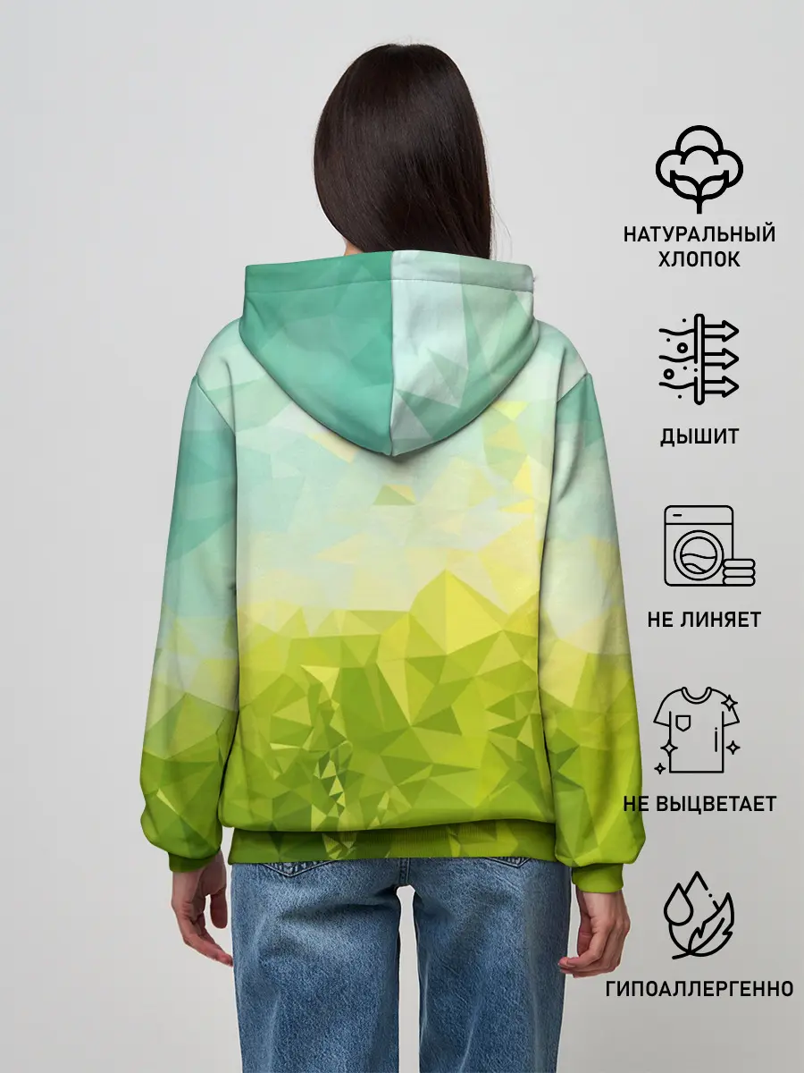Женское худи / Природная Абстракция