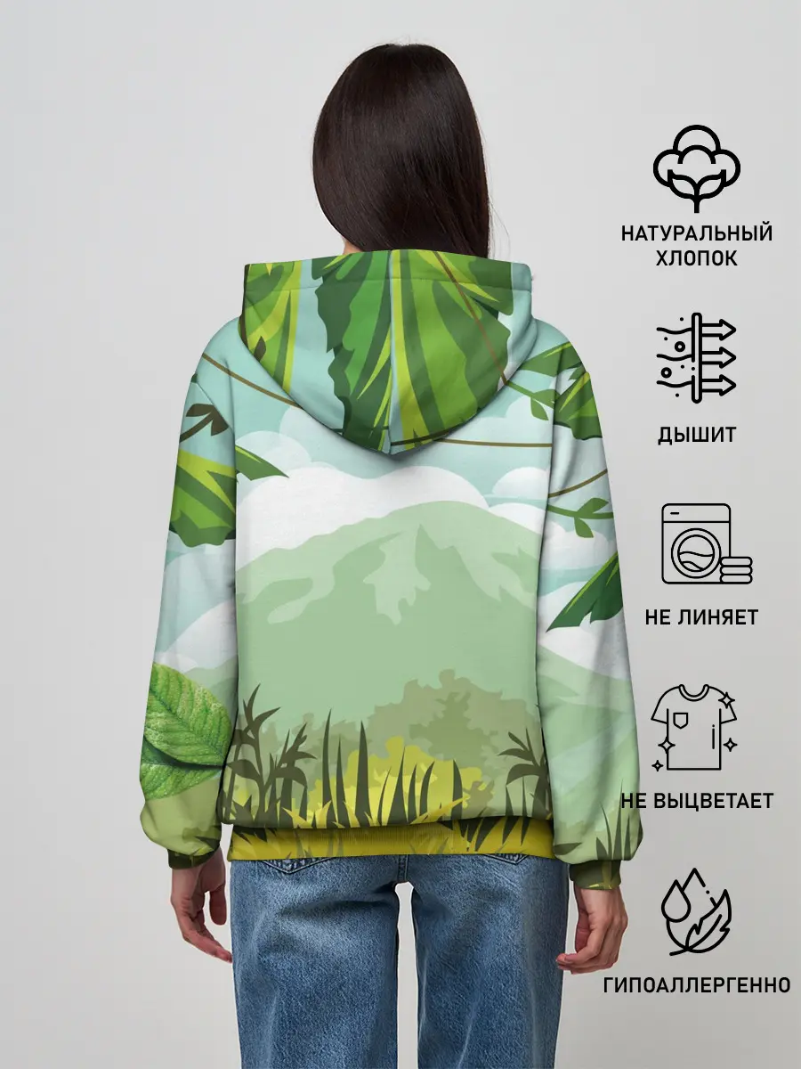 Женское худи / Тропики