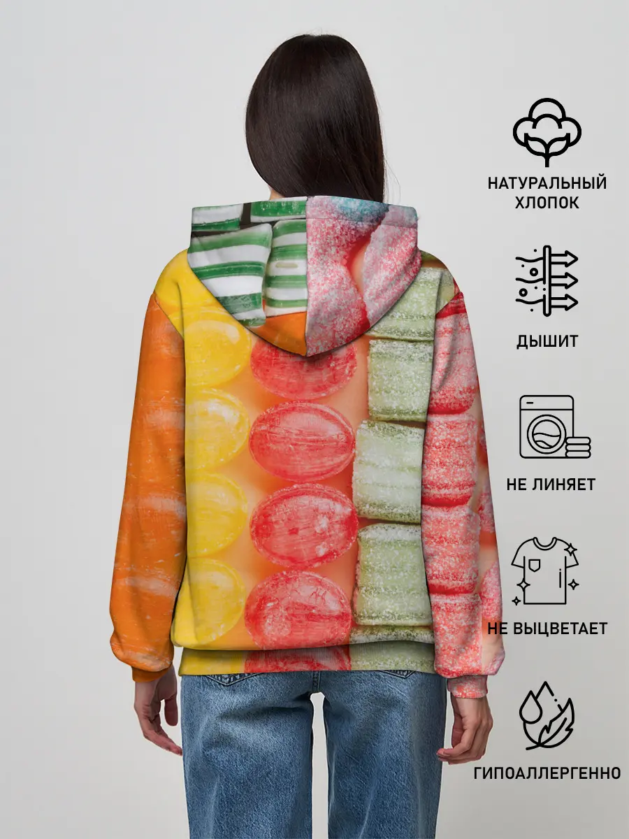Женское худи / Мармеладки леденцы