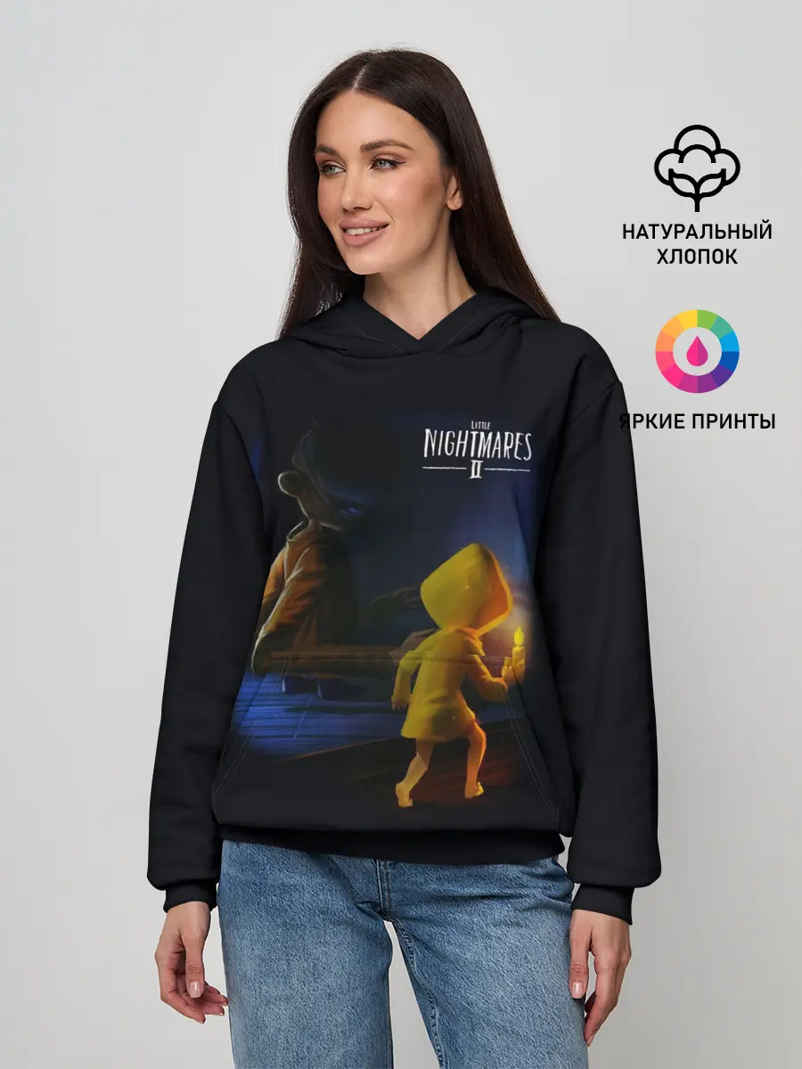 Женское худи / Little Nightmares длиннорукий