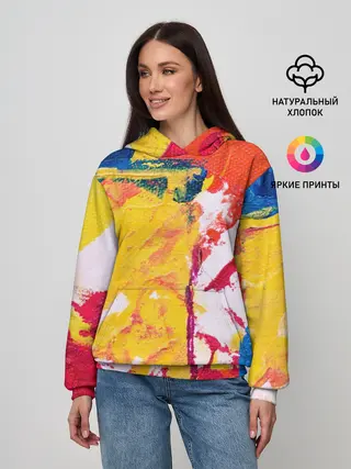 Женское худи / Красочное счастье