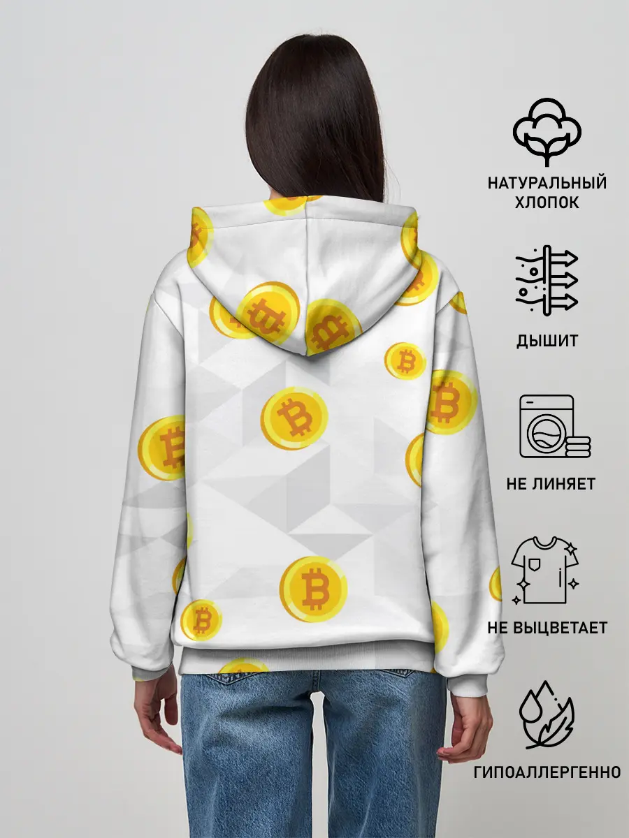 Женское худи / БИТКОИН | BITCOIN