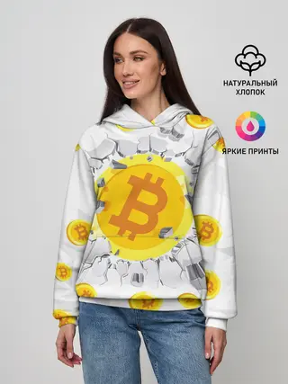 Женское худи / БИТКОИН | BITCOIN