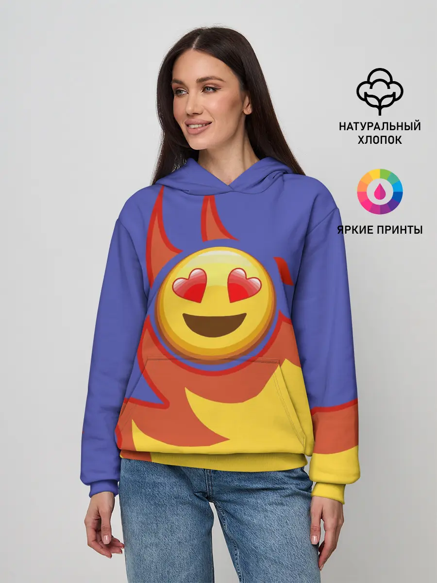 Женское худи / Ты горишь как огонь v1