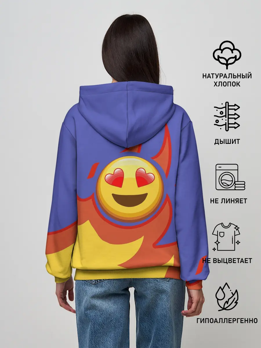 Женское худи / Ты горишь как огонь v1