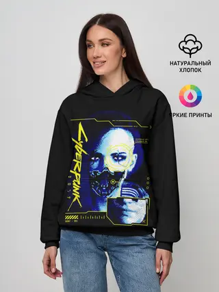 Женское худи / Cyberpunk 2077 Judy