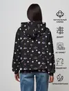 Женское худи / Космический Паттерн