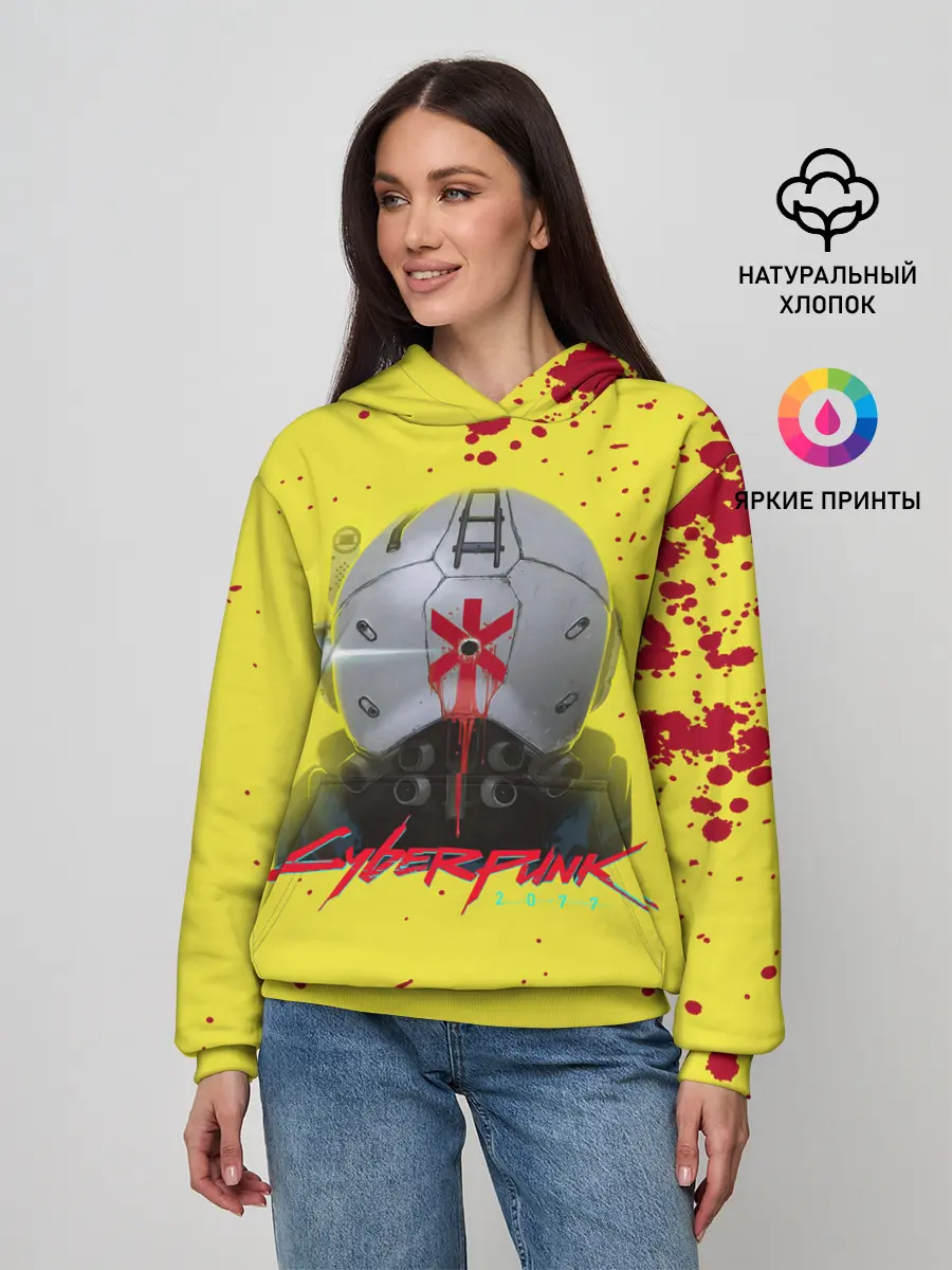 Женское худи / TRAUMA TEAM Cyberpunk 2077