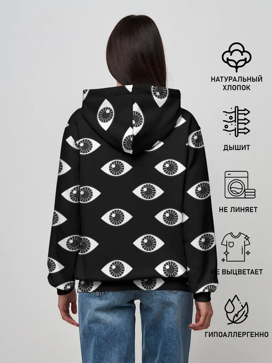 Женское худи / Глаза