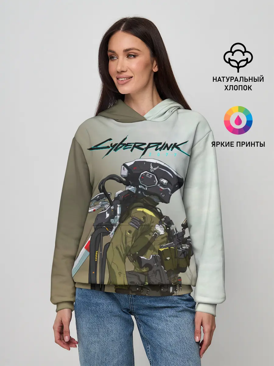 Женское худи / Cyberpunk 2077|Киберпанк 2077